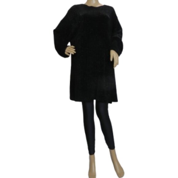 The Work Connection Black Sparkle Long Sleeve Sweater - Picture 1 of 7